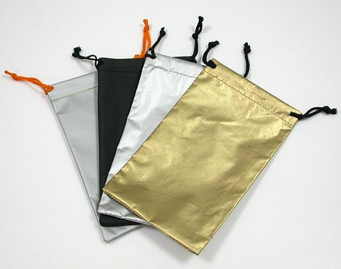 雙拉繩眼鏡袋（PU）